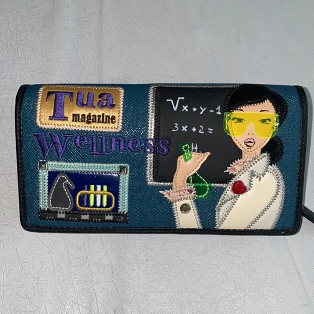 Braccialini Woman Scientist Zipper‎ Wallet NEW​